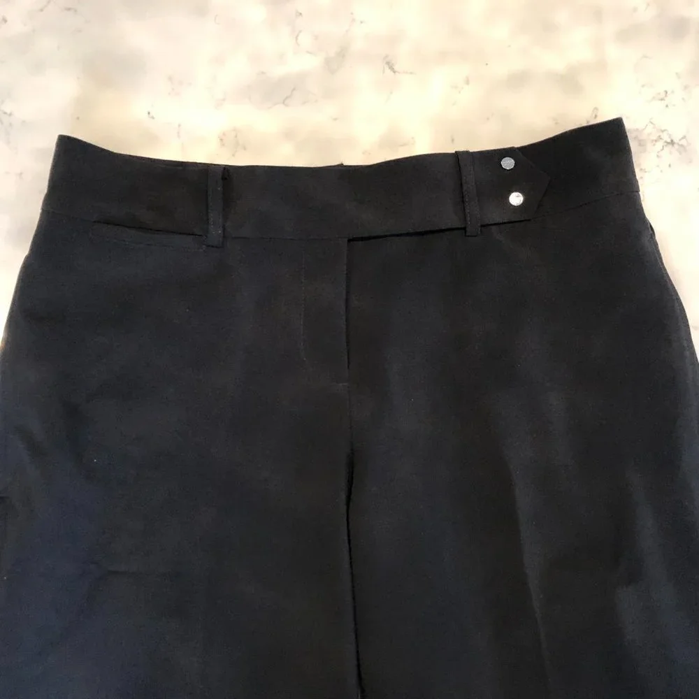 IZOD XFG Stretch Athletic Bermuda Cuffed Golf Shorts Black Size 4 - Picture 5 of 11